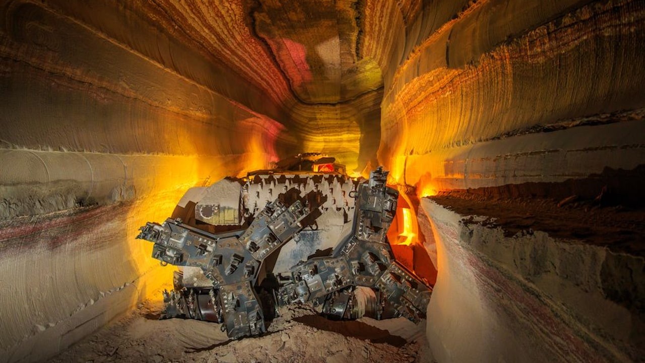 'Tatuzão' da mineradora russa Uralkali, usado na exploração subterrânea de potássio