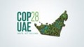 Logomarca da COP28, que acontece entre 30 de novembro e 12 de dezembro, em Dubai