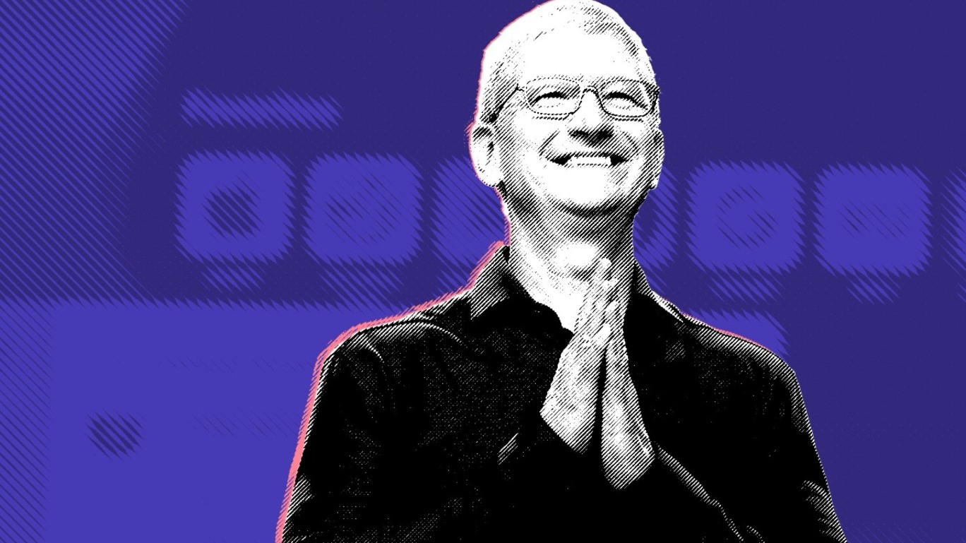 Tim Cook, o CEO da Apple, pode ter sua remuneração de US$ 100 milhões contestada por investidores