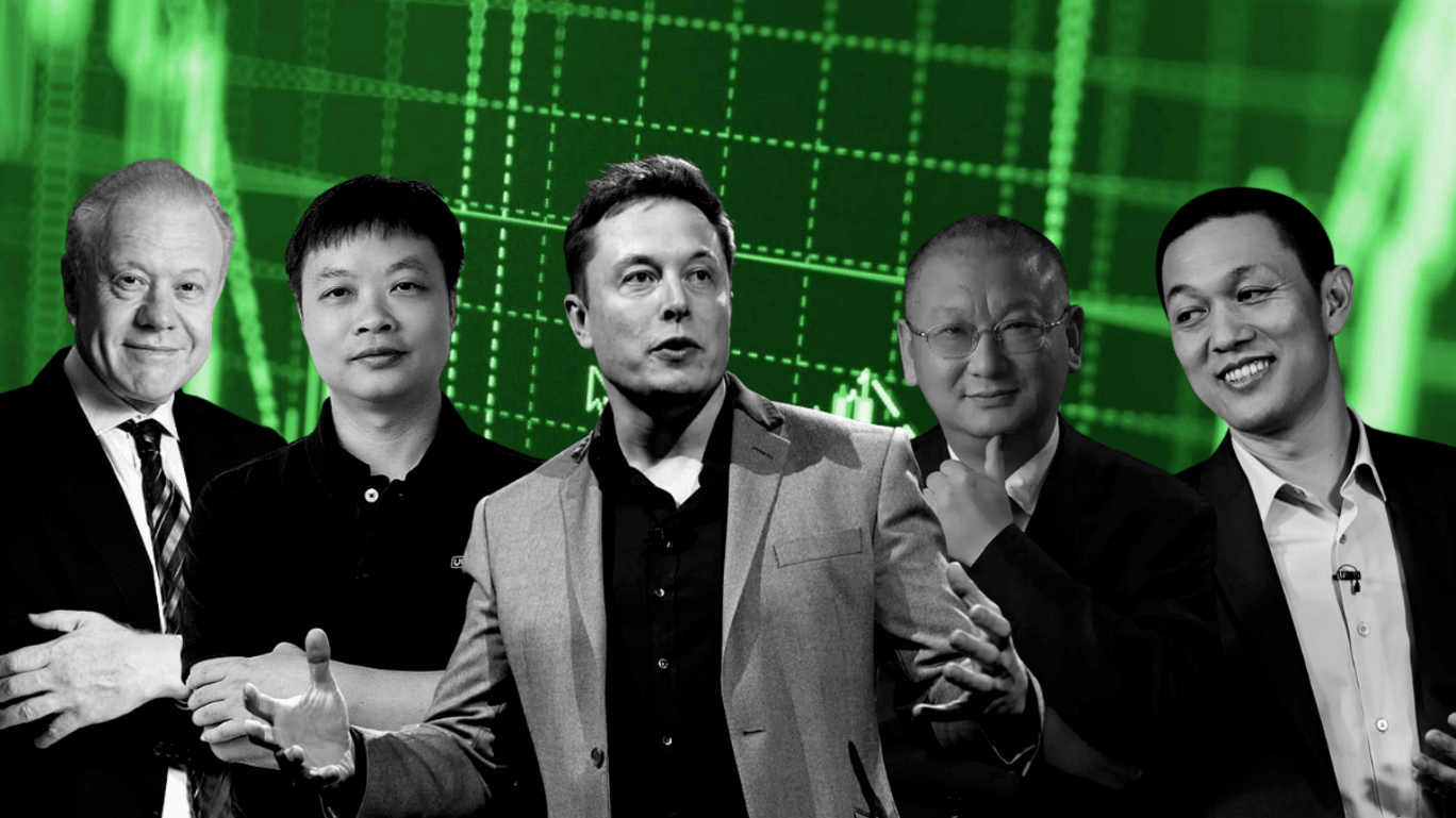 Elon Musk e cia: a lista dos 'bilionários verdes' da Bloomberg