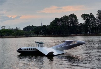 Protótipo da aeronave desenvolvida pela startup AeroRiver