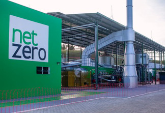 Fábrica de biochar da NetZero em Lajinha, MG