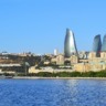 Vista de Bacu, capital do Azerbaijão