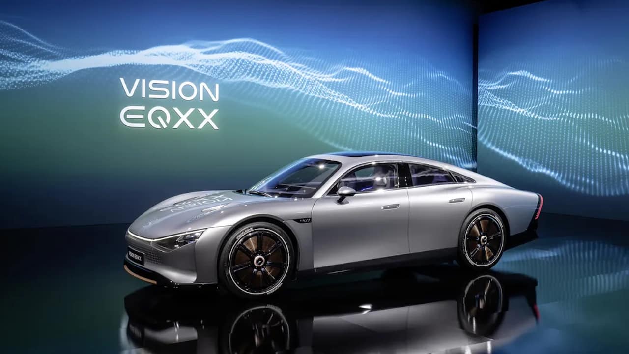 O carro conceito Mercedes EQXX O carro conceito Mercedes EQXX