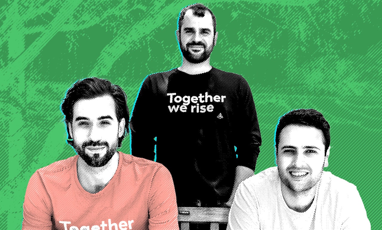 Tiago Longuini, Pedro Vilella e Daniel Madureira (da esquerda para a direita), os fundadores da Rise Ventures Tiago Longuini, Pedro Vilella e Daniel Madureira (da esquerda para a direita), os fundadores da Rise Ventures