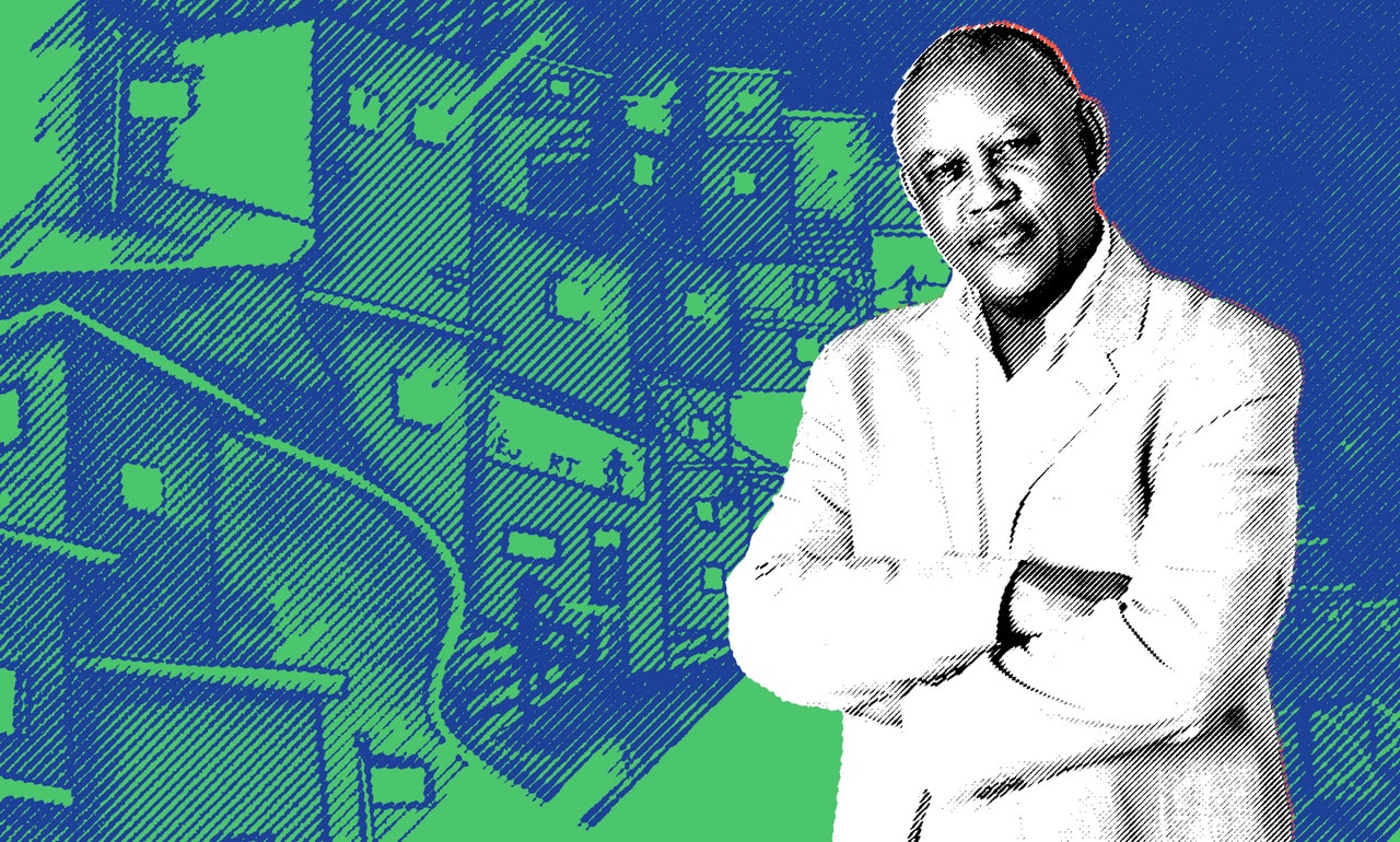 Imagem estilizada de Celso Athayde, fundador da Favela Holding e co-fundador da ONG Cufa Imagem estilizada de Celso Athayde, fundador da Favela Holding e co-fundador da ONG Cufa