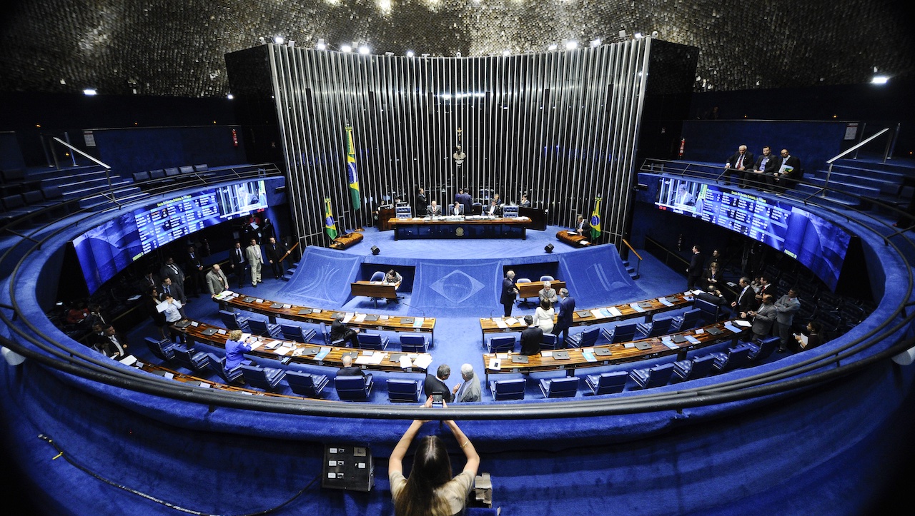Imagem geral do plenário do Senado, em Brasília Imagem geral do plenário do Senado, em Brasília